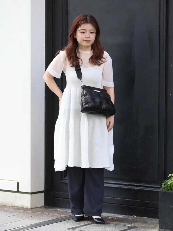 CFCL(シーエフシーエル)】 TC CASCADES SLEEVELESS MINI DRESS