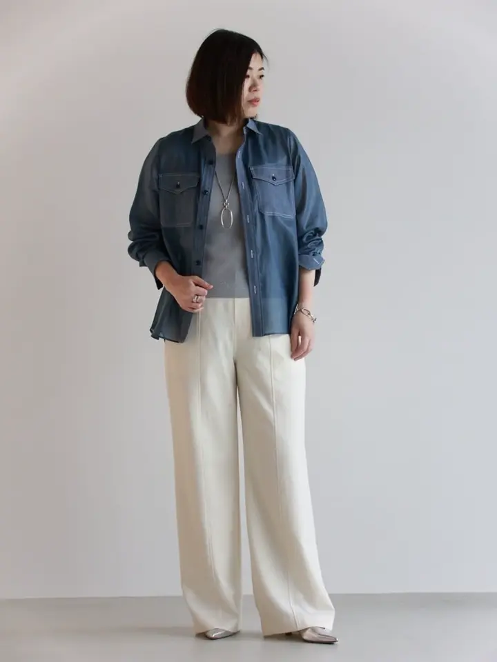 HYKE美品⭐️ハイクミリタリーシアースリーブシャツジャケットブルゾンコットン HYKE美品⭐️ハイクミリタリーシアースリーブシャツジャケット