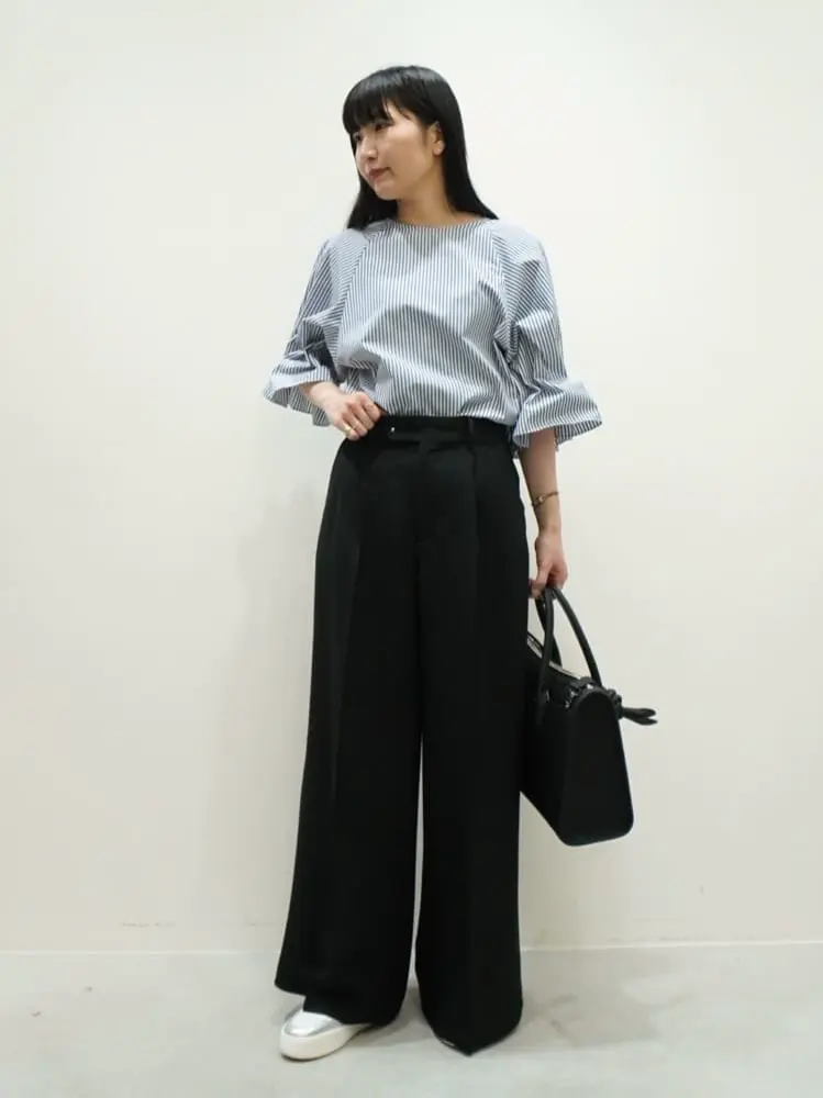 HYKE(ハイク)】 OXFORD WIDE LEG PANTS｜PARIGOT ONLINE（パリゴ