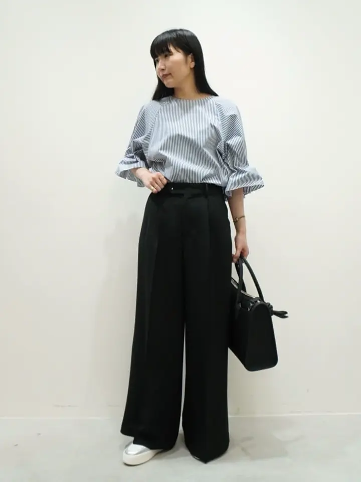 HYKE(ハイク)】 OXFORD WIDE LEG PANTS｜PARIGOT ONLINE（パリゴ