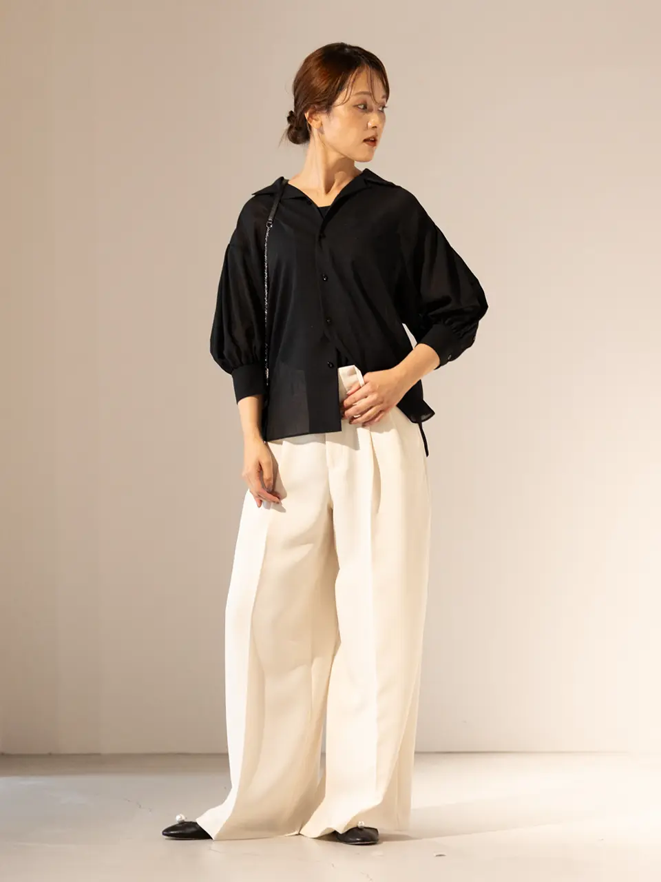 HYKE(ハイク)】 OXFORD WIDE LEG PANTS｜PARIGOT ONLINE（パリゴ