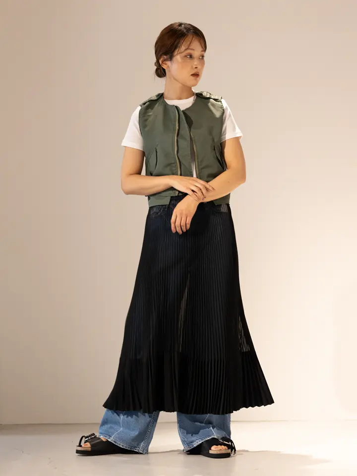 25SS 新品【HYKE】 TYPE L-2A VEST 黒 HYKE(ハイク)】 TYPE L-2A VEST｜PARIGOT ONLINE（パリゴ