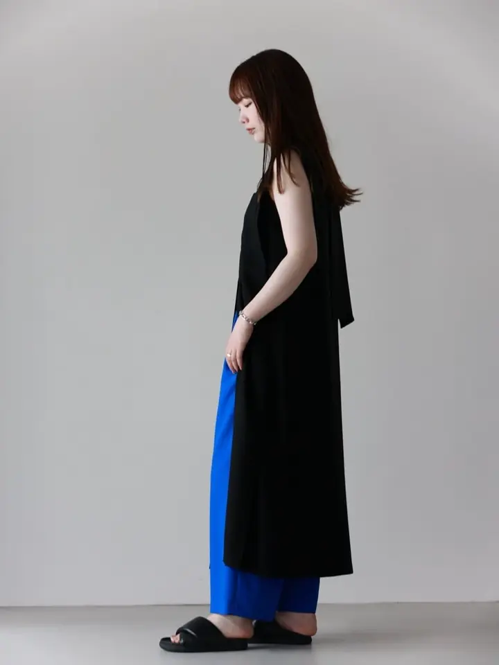 ENFOLD エンフォルド コレクションライン ノースリーブ ワンピース ENFOLD(エンフォルド)】 NO-SLEEVES LONG SHIRT｜PARIGOT ONLINE