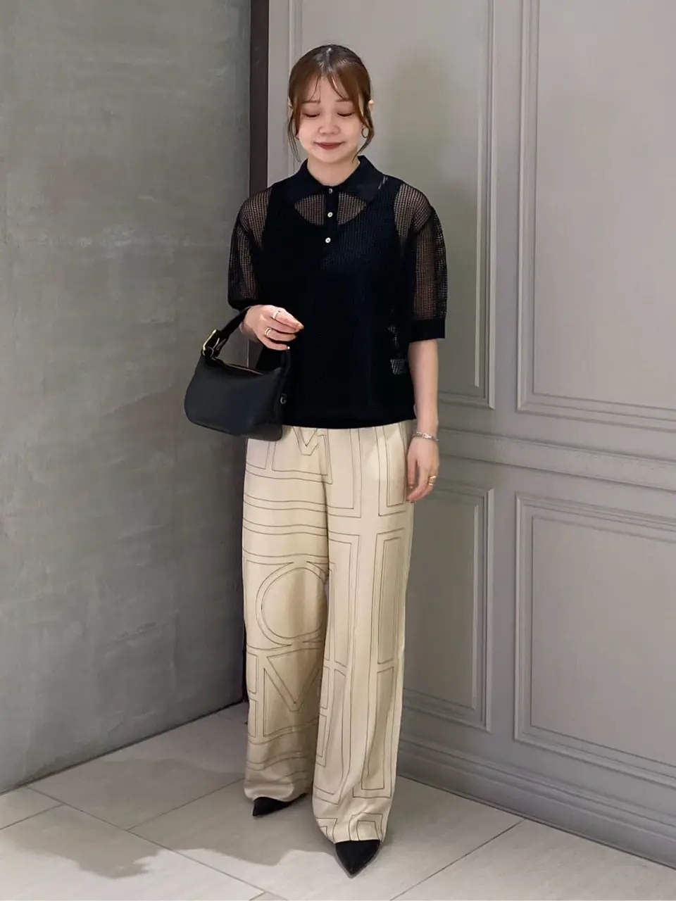 TOTEME(トーテム)】 Monogram silk pj bottoms｜PARIGOT ONLINE