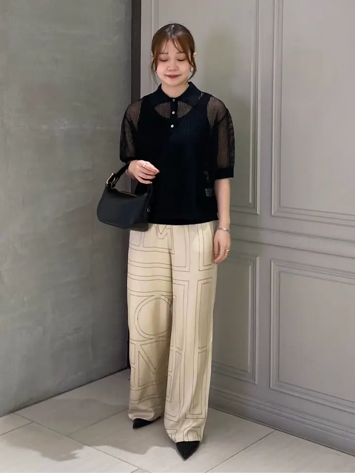 TOTEME(トーテム)】 Monogram silk pj bottoms｜PARIGOT ONLINE