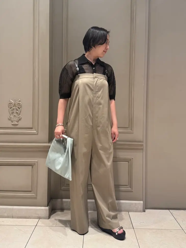 TOGA PULLA(トーガプルラ)】 HIGH TWIST TWILL JUMPSUIT｜PARIGOT