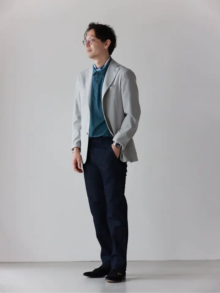 Fumagalli(フマガッリ)】 セパレートプリントシルクネッカチーフ