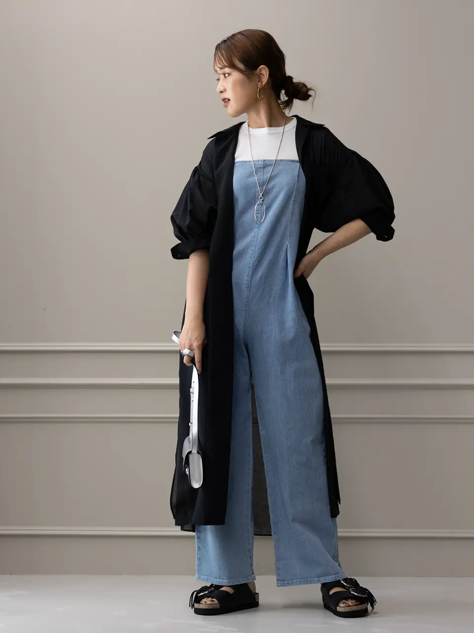 HYKE(ハイク)】 T/W VOILE BALLOON SLEEVE DRESS｜PARIGOT ONLINE