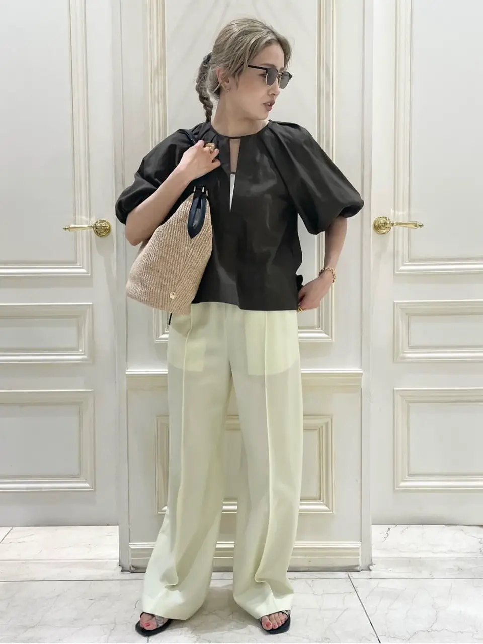 ENFOLD(エンフォルド)】 PIN-TUCK WIDE PANTS｜PARIGOT ONLINE（パリゴ