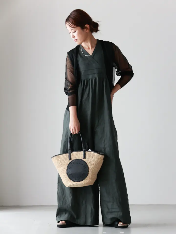 HYKE(ハイク)】 LINEN JUMPSUIT｜PARIGOT ONLINE（パリゴオンライン）