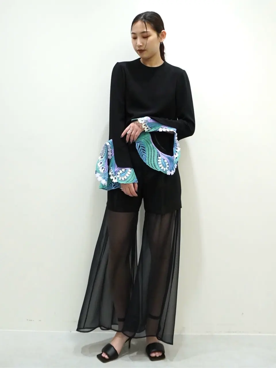 HYKE(ハイク)】 OXFORD LAYRED PANTS｜PARIGOT ONLINE（パリゴオンライン）