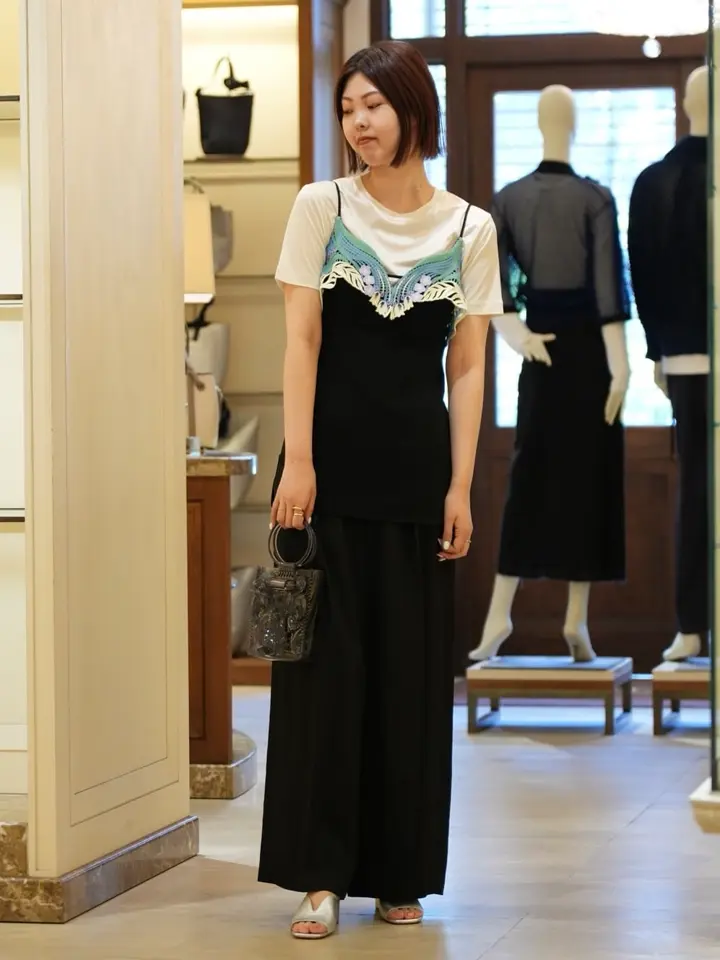 Mame Kurogouchi(マメ クロゴウチ)】 PARIGOT別注 Embroidered