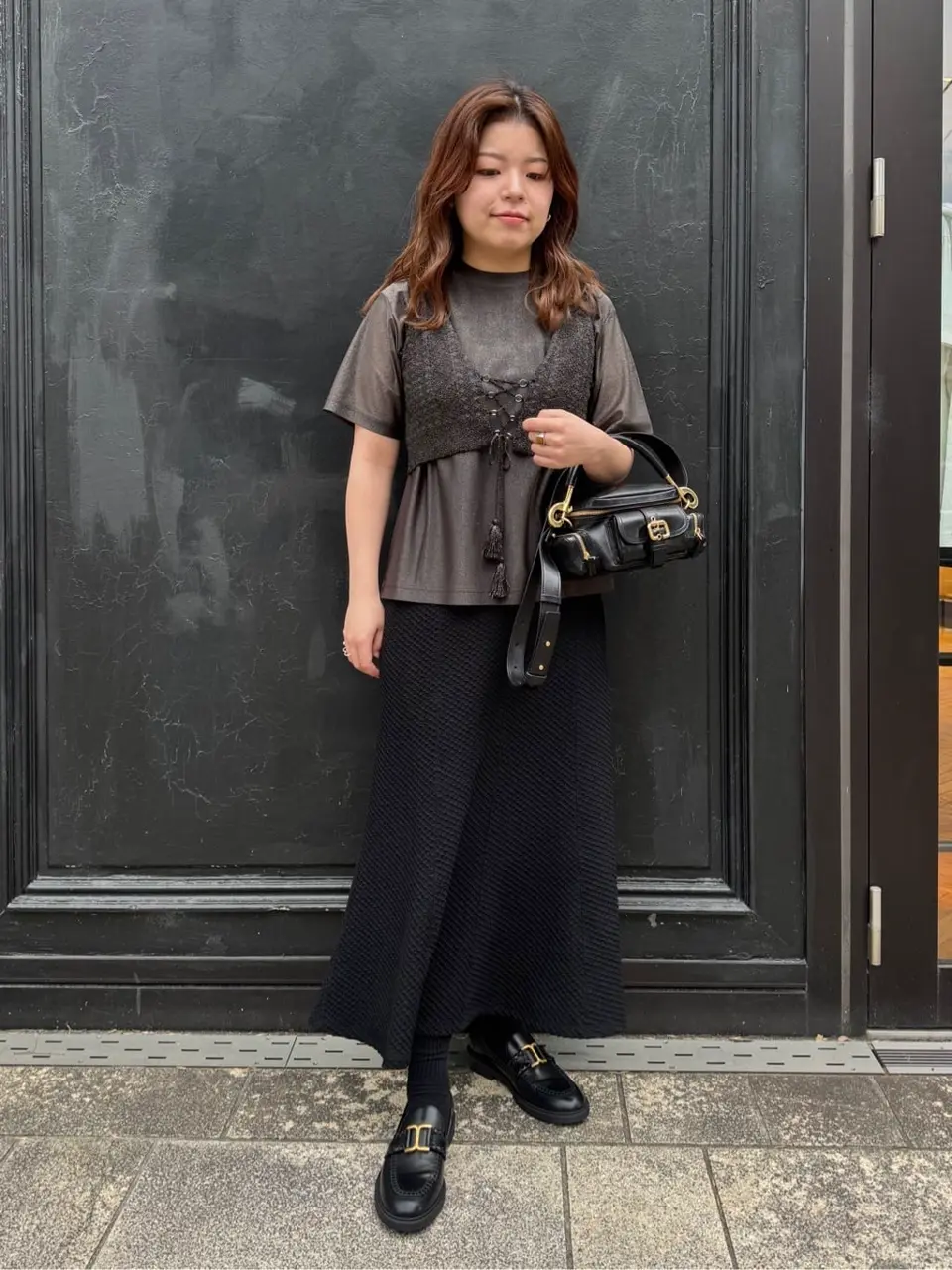 Mame Kurogouchi(マメ クロゴウチ)】 Shirring Jersey Jacquard  