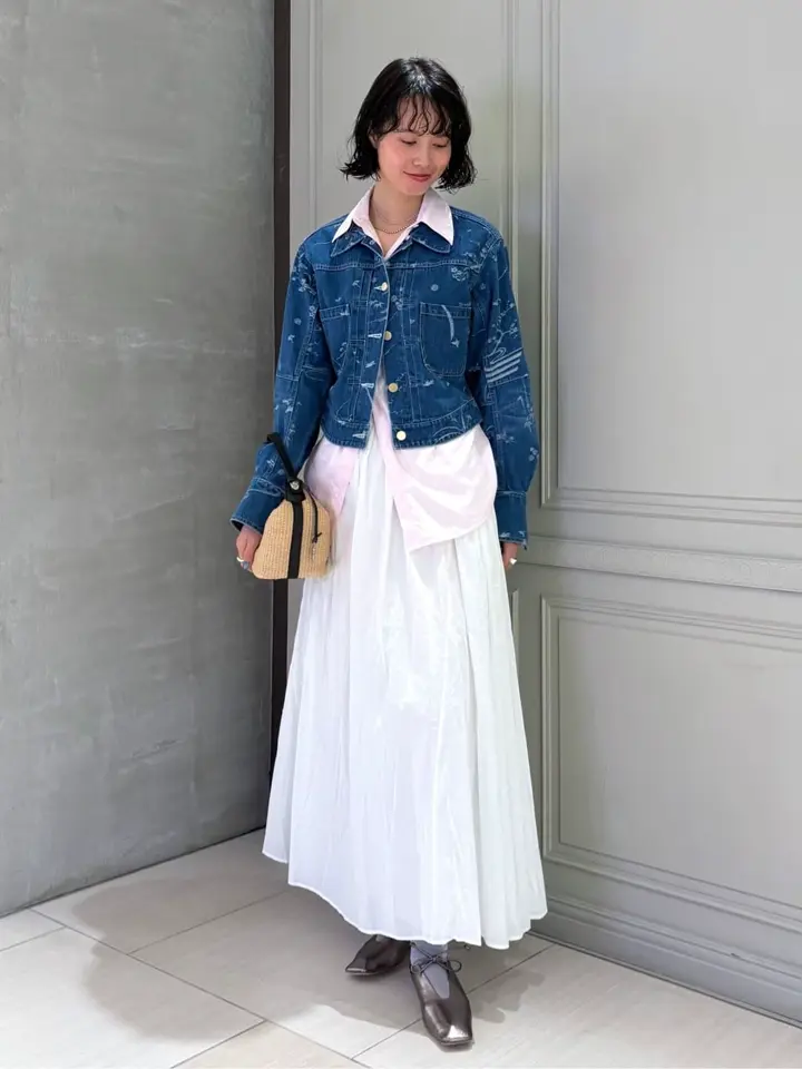 Mame Kurogouchi(マメ クロゴウチ)】 Nature Pattern Jacquard Short