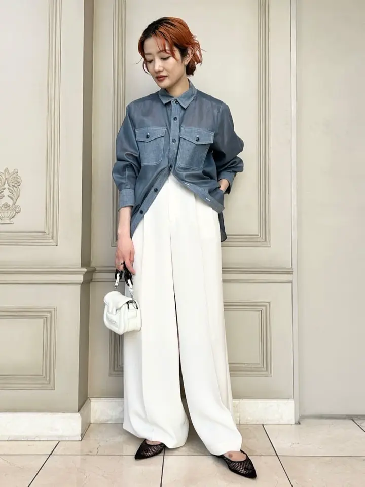 HYKE(ハイク)】 SHEER CHAMBRAY SHIRT｜PARIGOT ONLINE（パリゴ