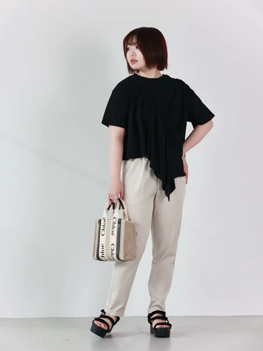 chloe クロエ　リネンブラウス クロエ Chloe Chloe KIDS ブラウス C20360 長袖 シャツ フリル （117