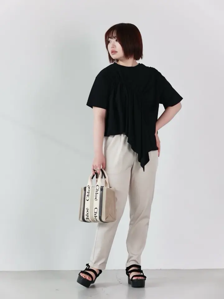 chloe クロエ　リネンブラウス Chloe(クロエ)】 リネン製WOODYスモールトートバッグ｜PARIGOT ONLINE