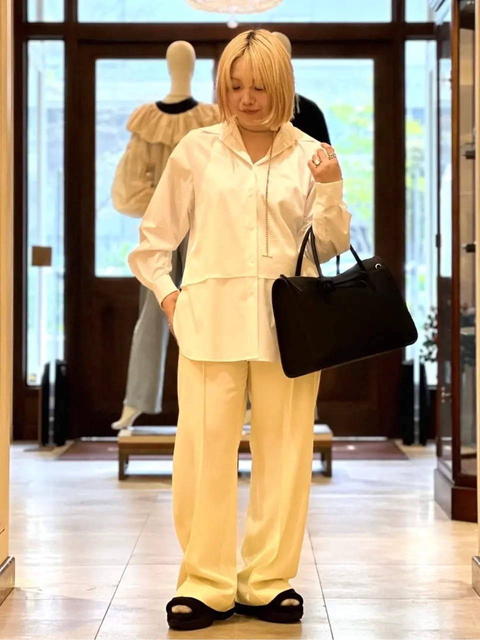 ENFOLD(エンフォルド)】 PIN-TUCK WIDE PANTS｜PARIGOT ONLINE（パリゴ