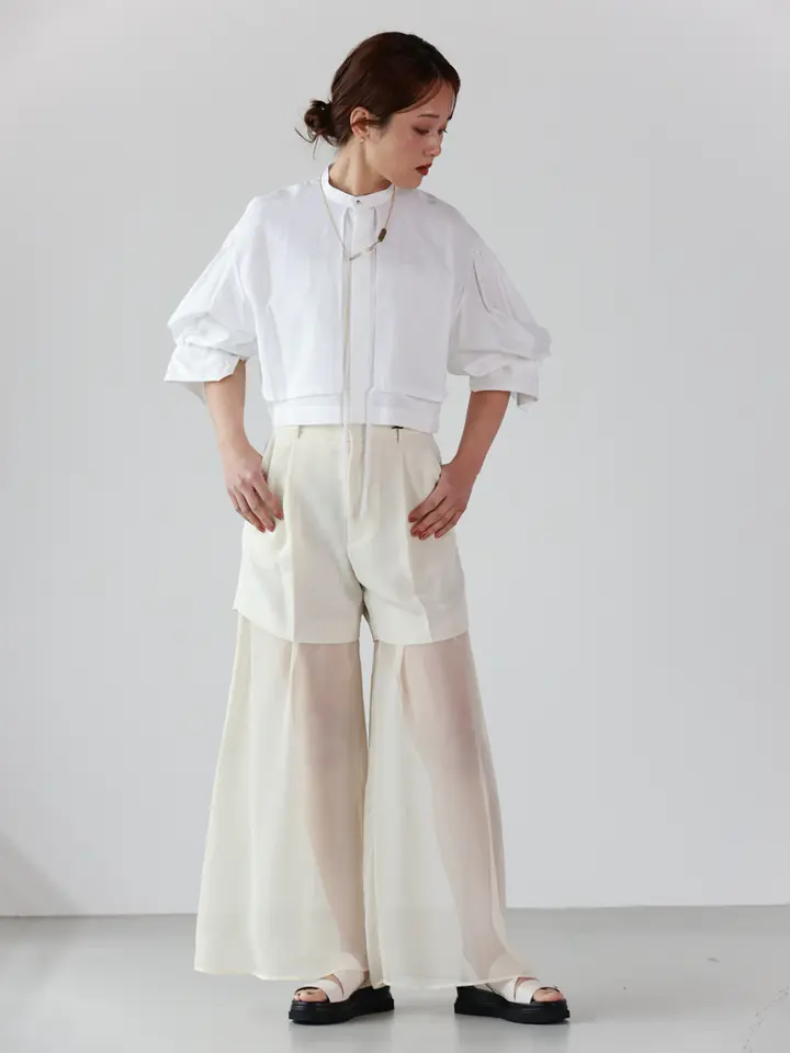 HYKE(ハイク)】 OXFORD LAYRED PANTS｜PARIGOT ONLINE（パリゴ