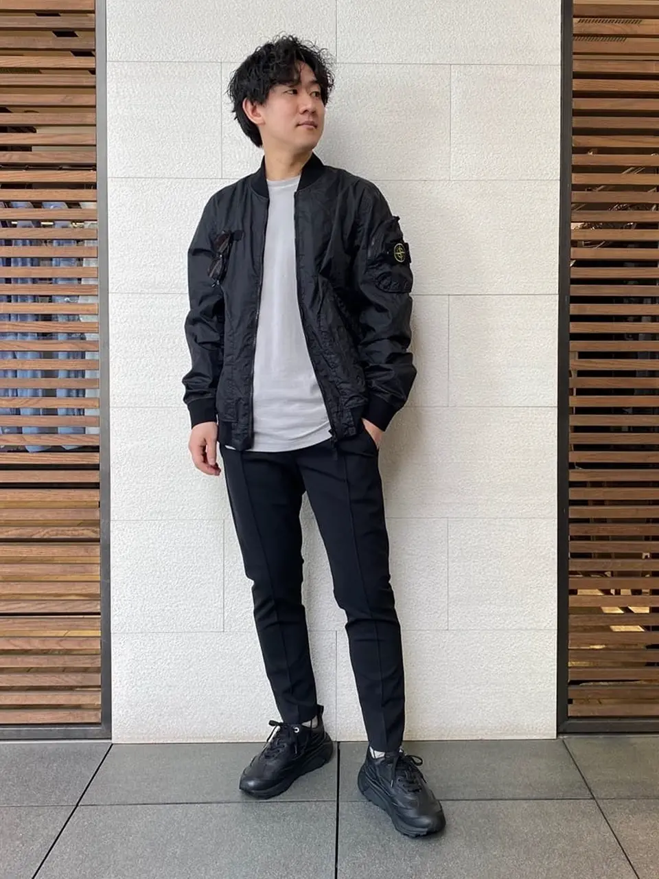 STONE ISLAND(ストーンアイランド)】 MA-1型 ボンバージャケット