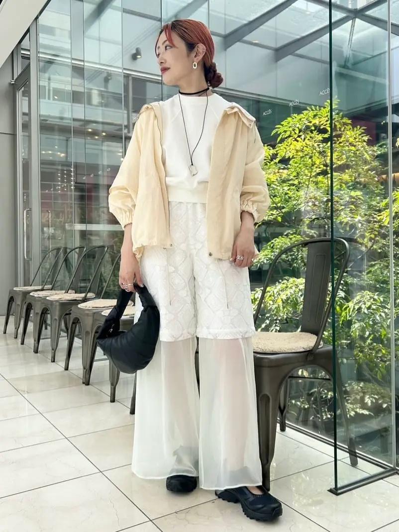 HYKE(ハイク)】 TAFFETA × CHIFFON PANTS｜PARIGOT ONLINE（パリゴ