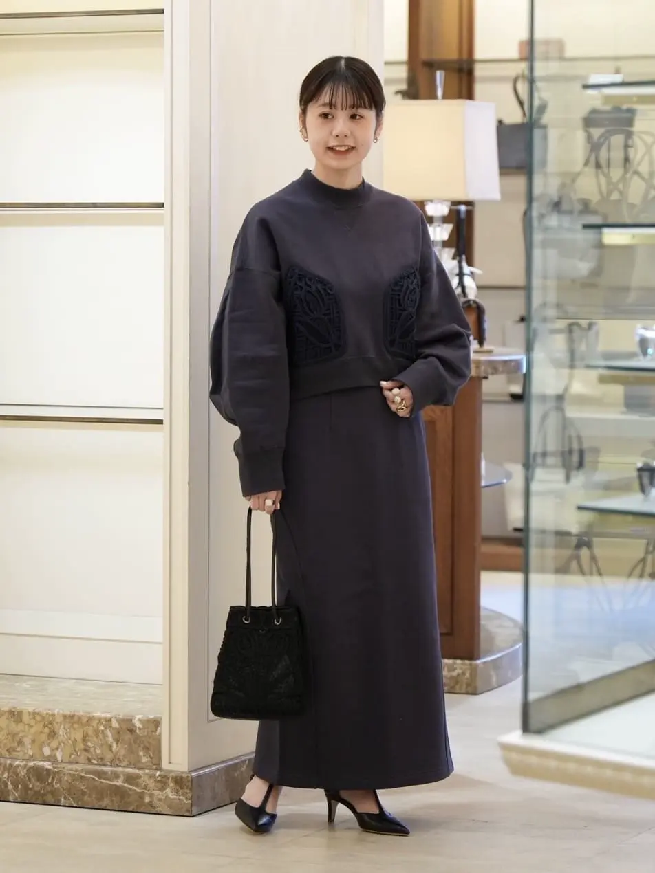 Mame Kurogouchi(マメ クロゴウチ)】 Cording Embroidery