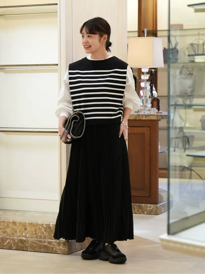 1　HYKE 25SS LAWN PLEATED SKIRT　プリーツスカート HYKE(ハイク)】 LAWN PLEATED SKIRT｜PARIGOT ONLINE（パリゴオンライン）