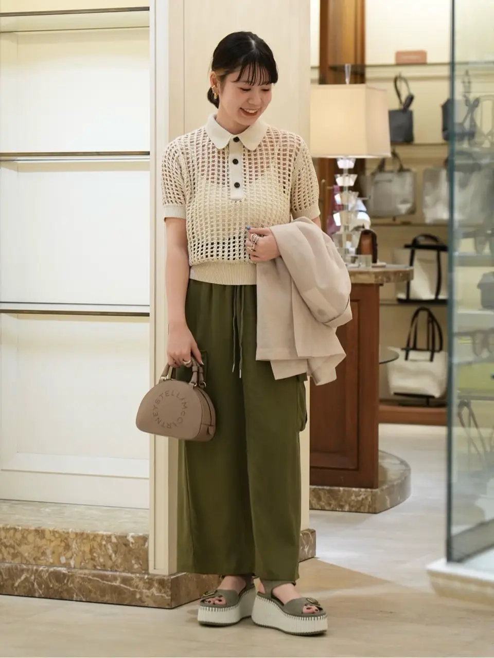 HYKE(ハイク)】 CROCHETED POLO SWEATER｜PARIGOT ONLINE（パリゴ