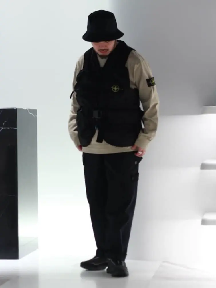 STONE ISLAND(ストーンアイランド)】 MEMBRANA 3L TC ベスト｜PARIGOT