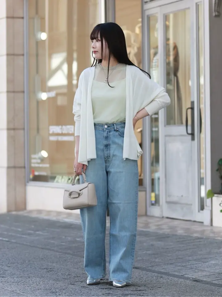 YANUK Loose Straight JOAN ホワイト 25 新品 YANUK(ヤヌーク)】 ルーズストレート JOAN｜PARIGOT ONLINE