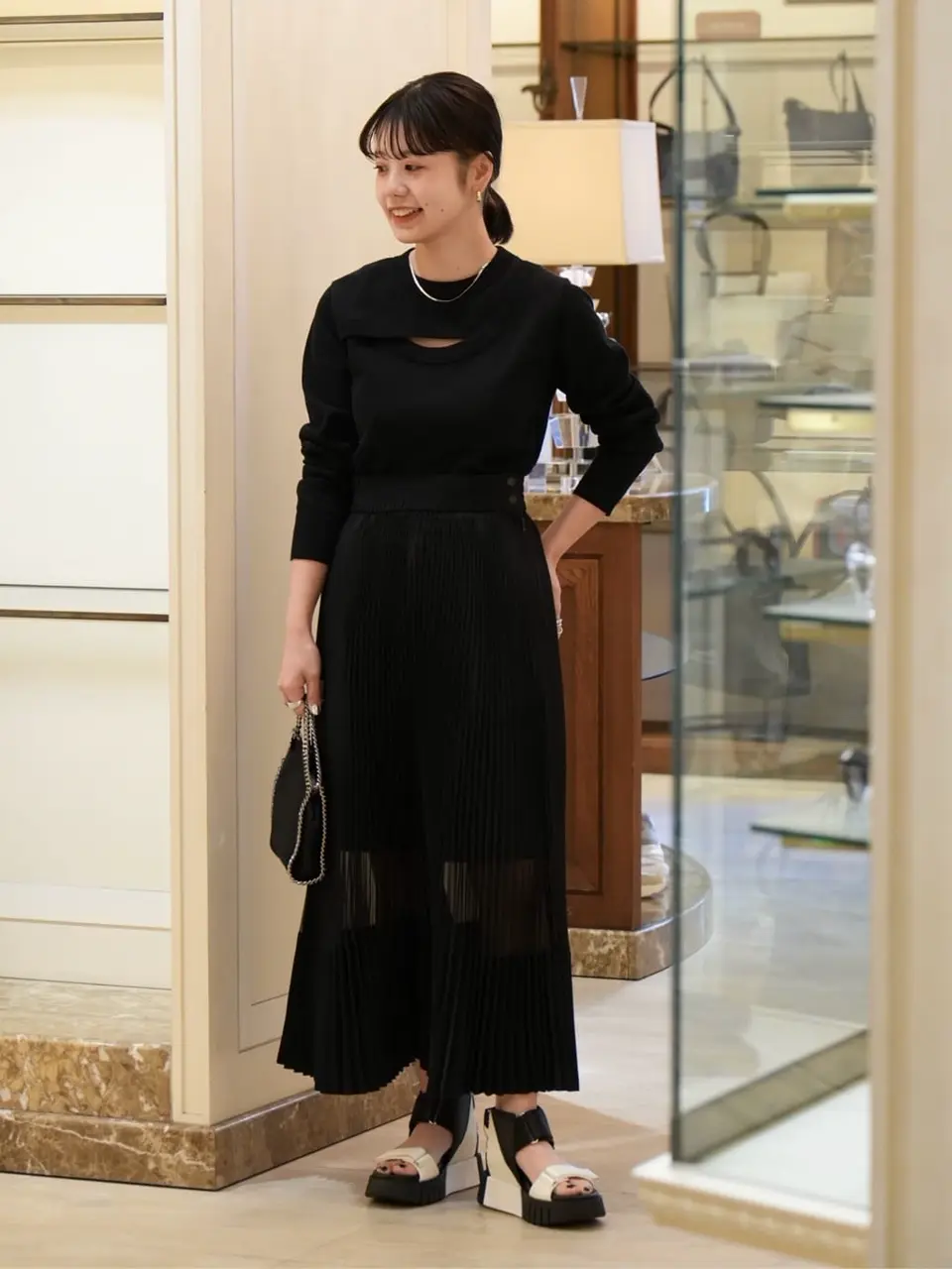 HYKE(ハイク)】 CREW NECK SWEATER｜PARIGOT ONLINE（パリゴオンライン）