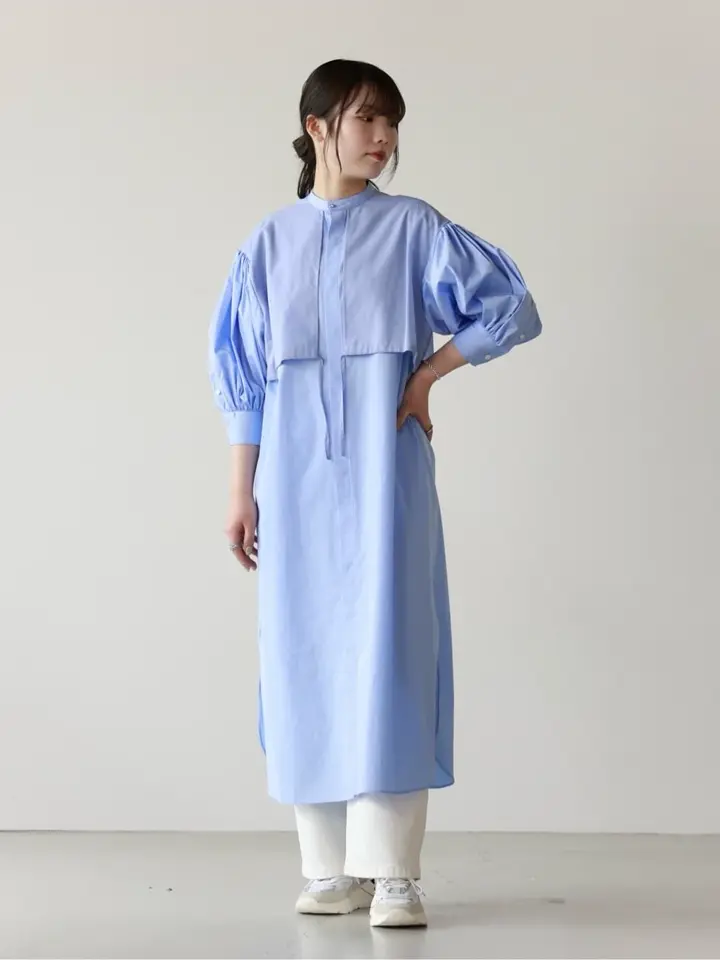 HYKE(ハイク)】 COTTON BALLOON SLEEVE DRESS｜PARIGOT ONLINE（パリゴ