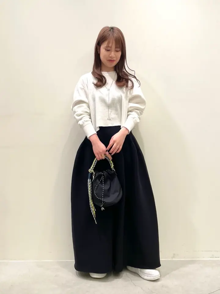 シーエフシーエル ポッタリー フレア ロング スカート 1 ブラック シーエフシーエル CFCL POTTERY SKIRT ポッタリー フレア ロング
