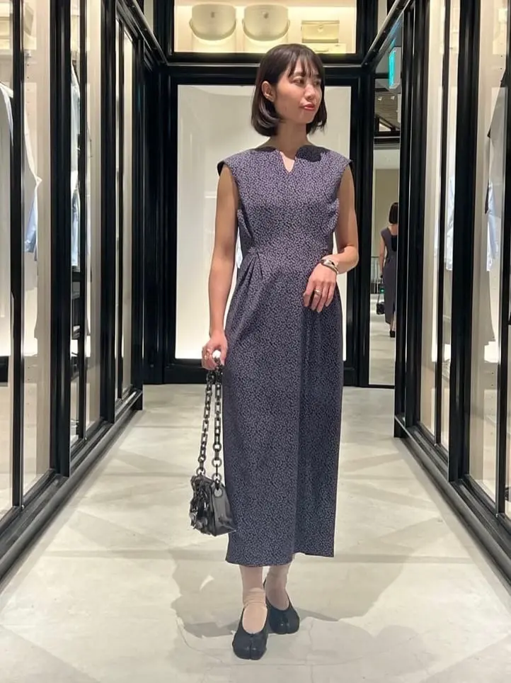 マメクロゴウチ Micro Floral Jacquard Dress マメクロゴウチ Micro Floral Jacquard Dress Micro Floral Jacquard Dress