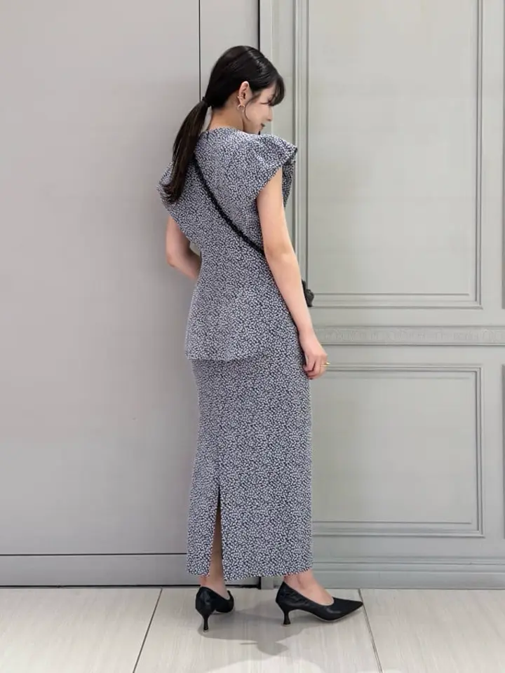 Mame Kurogouchi(マメ クロゴウチ)】 Micro Floral Jacquard High