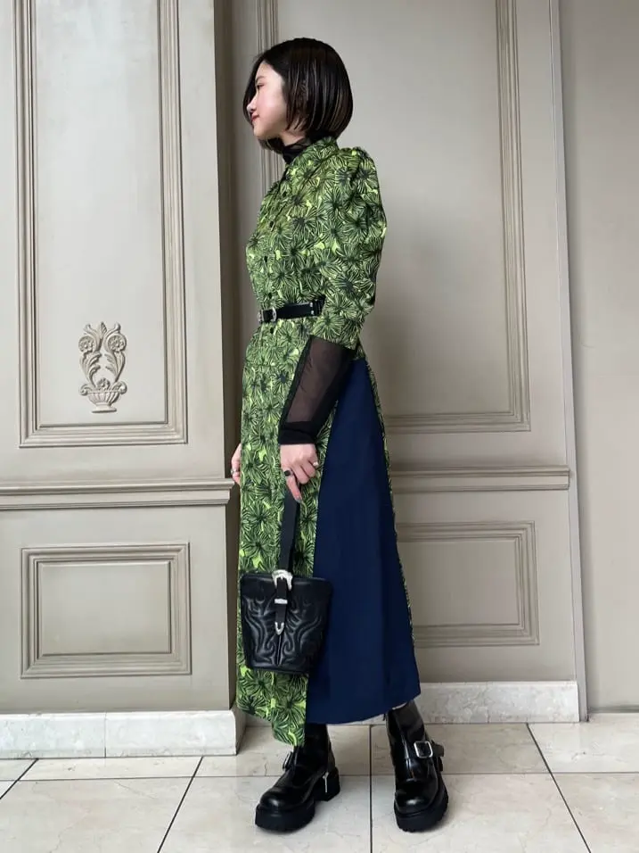 TOGA PULLA(トーガプルラ)】 SATIN PRINT DRESS｜PARIGOT ONLINE