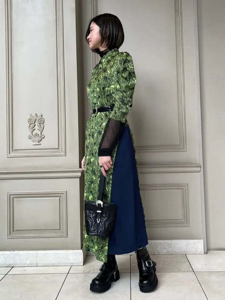 TOGA PULLA(トーガプルラ)】 SATIN PRINT DRESS｜PARIGOT ONLINE