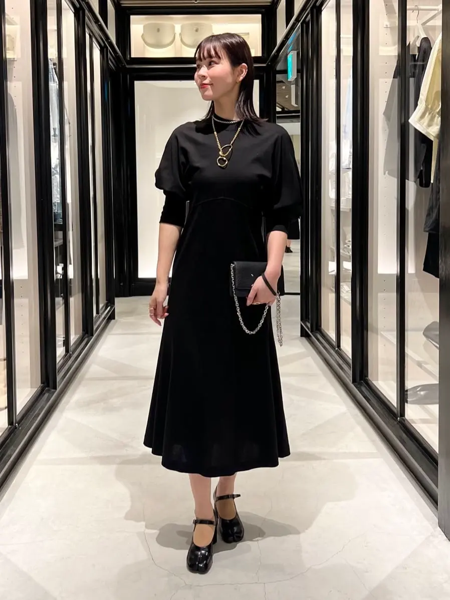 Mame Kurogouchi(マメ クロゴウチ)】 Cotton Jersey Flared