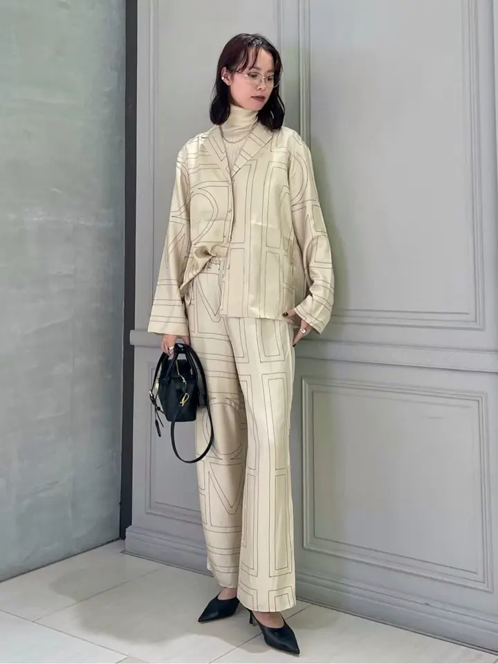 TOTEME(トーテム)】 Monogram silk pj bottoms｜PARIGOT ONLINE
