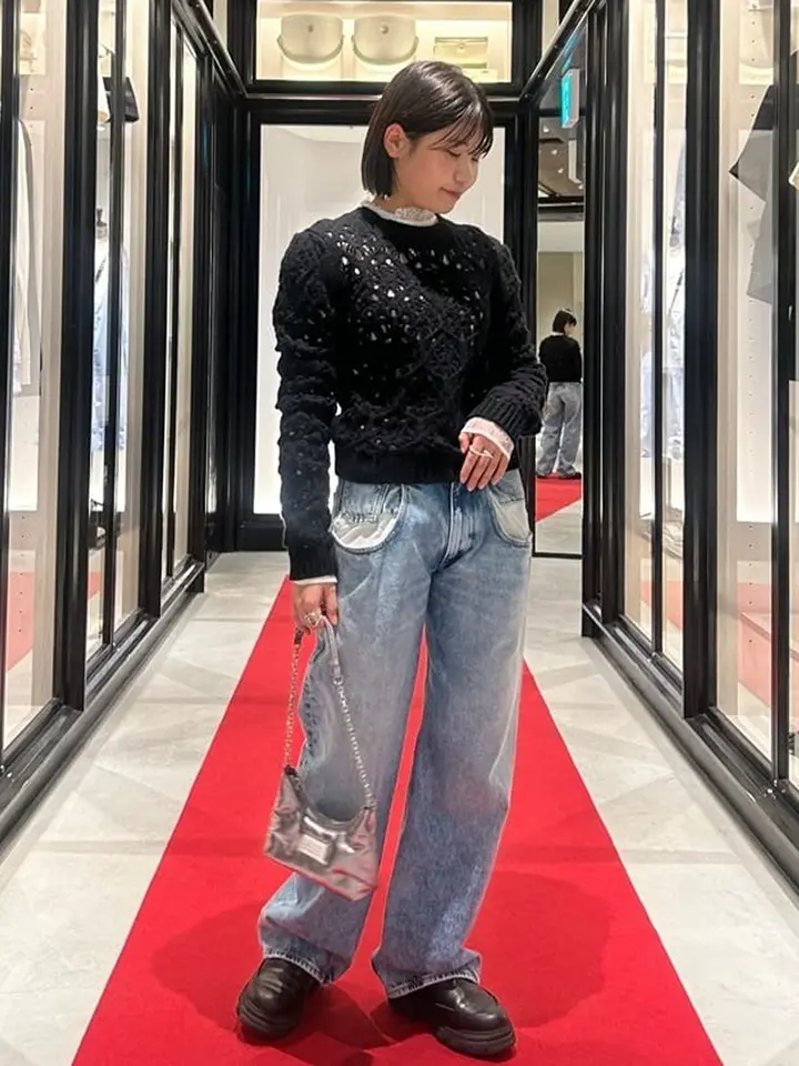 Chloe(クロエ)】 ウールニット製フィットセーター｜PARIGOT ONLINE