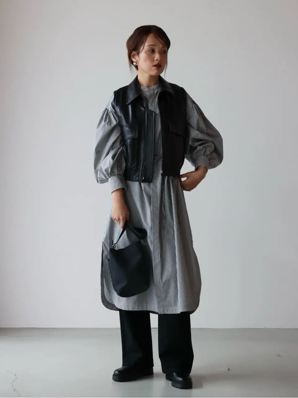 HYKE(ハイク)】ECO-LEATHER VEST｜PARIGOT ONLINE（パリゴオンライン）