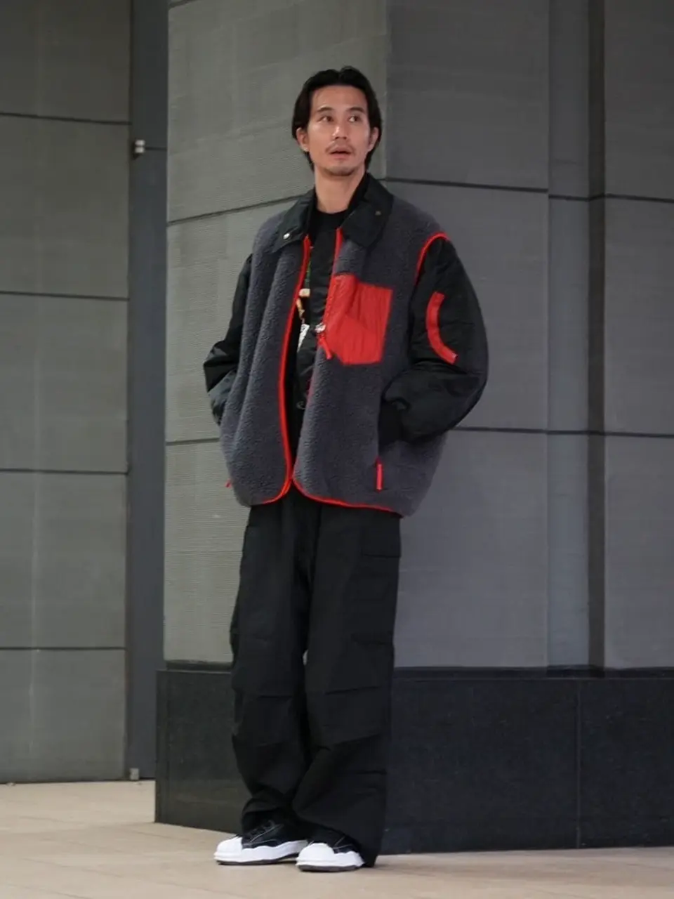 kolor BEACON　ボンバージャケット　ナイロン　マルチポケット　ブルゾン kolor BEACON ボンバージャケット ナイロン マルチポケット ブルゾン