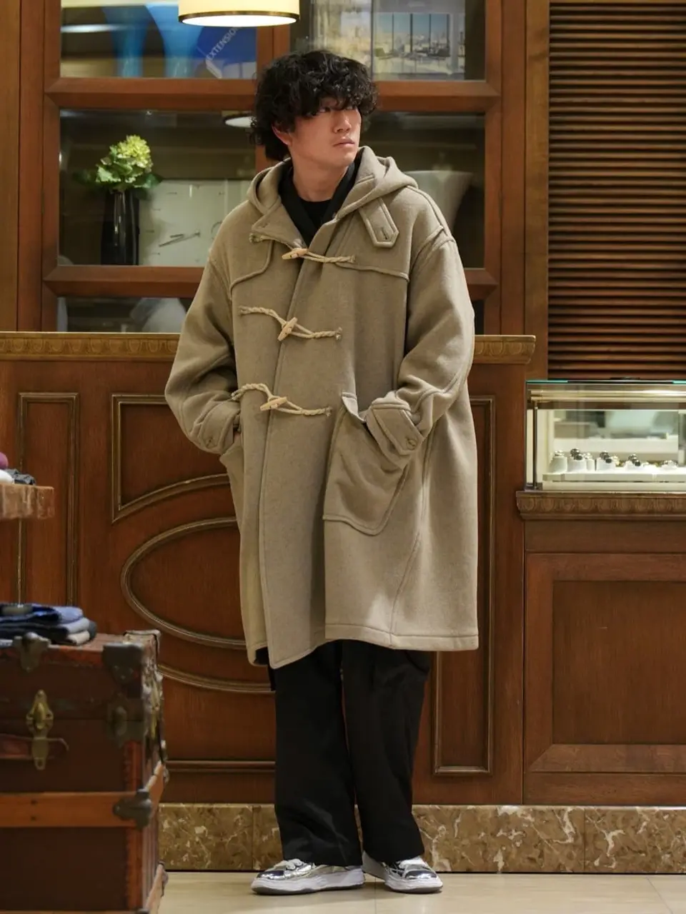 yoshio kubo ヨシオクボ 2016AW ドッキングコート yoshio kubo ヨシオクボ 2016AW ドッキングコート