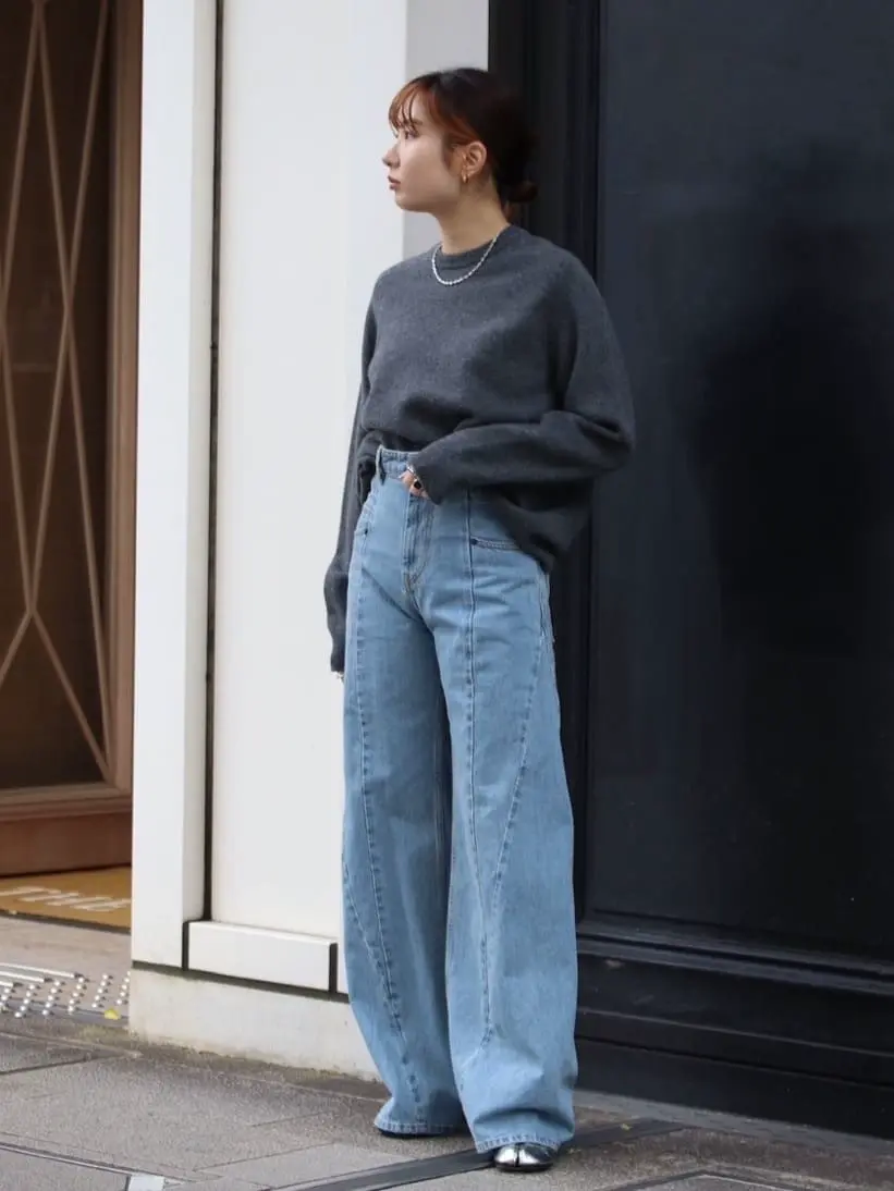 Maison Margiela(メゾンマルジェラ)】 カットアウトウエストジーンズ