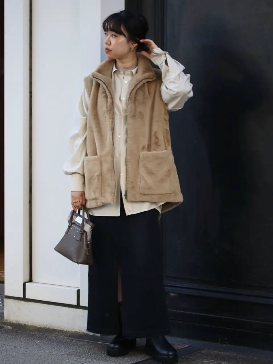 VACHEMENT(ヴァシュモン)】PARIGOT別注 エコファーベスト｜PARIGOT