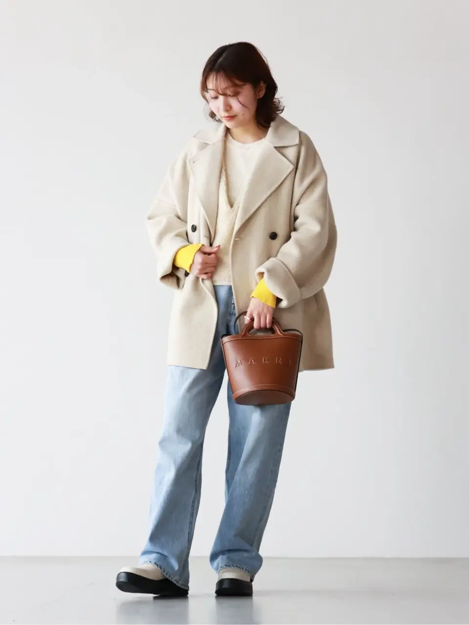 MARNI(マルニ)】 レザー製 TROPICALIAスモールバケットバッグ｜PARIGOT