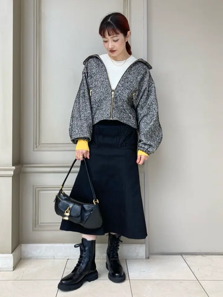 Mame Kurogouchi(マメ クロゴウチ)】 Cord Embroidery Detail Denim