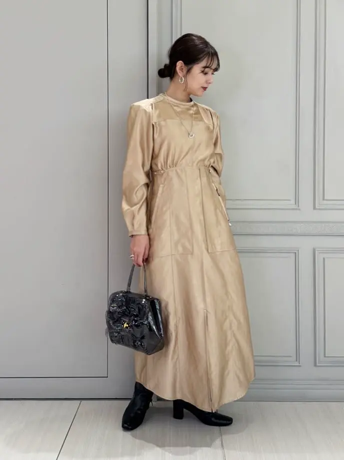 PHOTOCOPIEU(フォトコピュー)】 PARIGOT別注 4POKETS LONG DRESS PHOTOCOPIEU(フォトコピュー)】 PARIGOT別注 4POKETS LONG DRESS