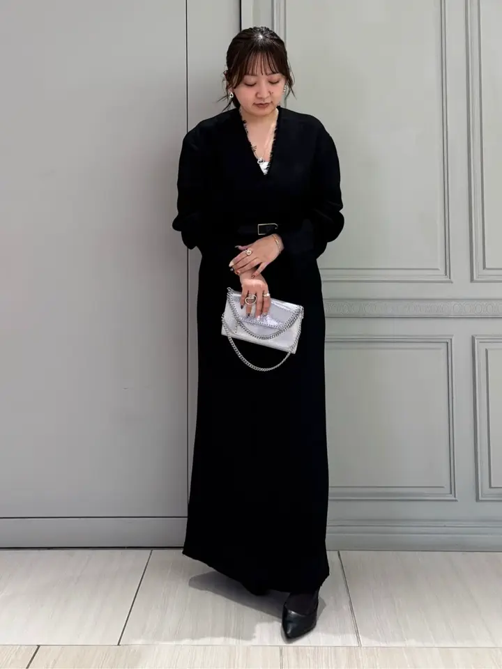 TOTEME(トーテム)】 Broad sable dress black｜PARIGOT ONLINE（パリゴ