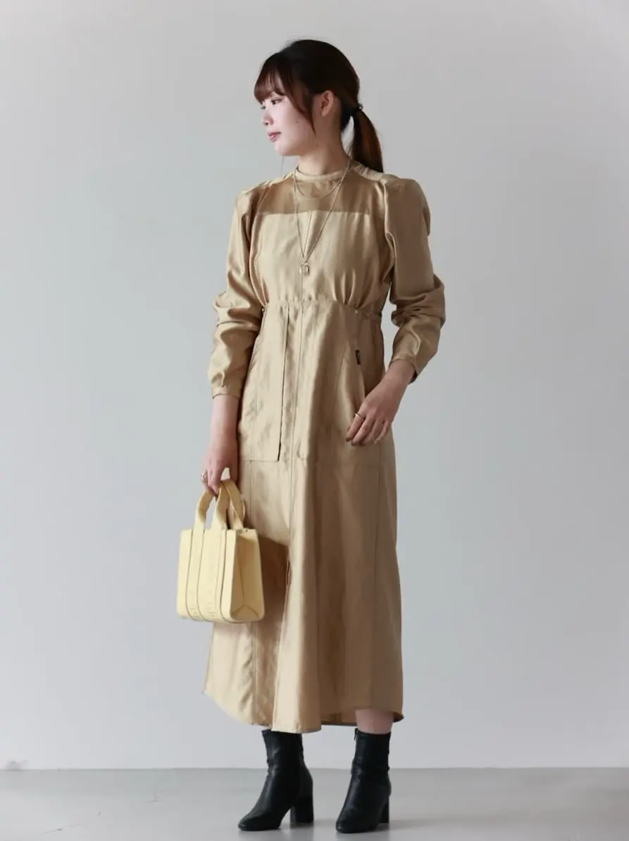 PHOTOCOPIEU(フォトコピュー)】 PARIGOT別注 4POKETS LONG DRESS